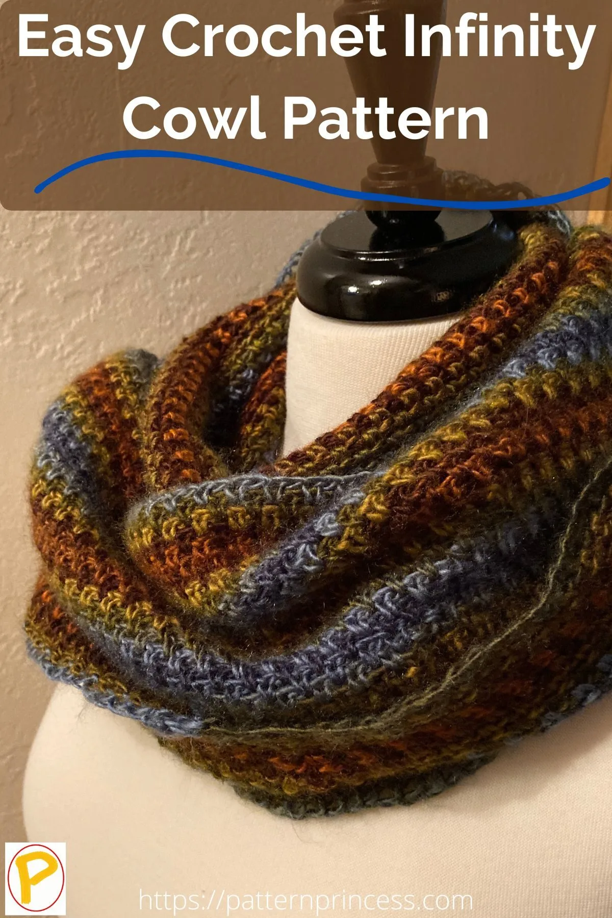 Easy Crochet Infinity Cowl Pattern