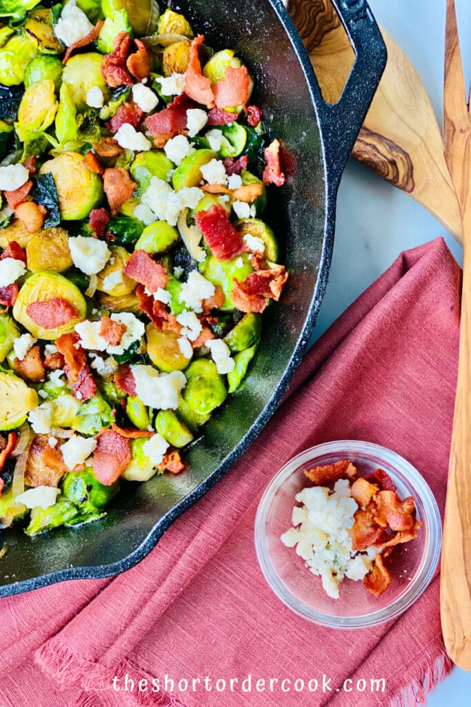 Caramelized-Brussel-Sprouts-with-Brown-Sugar-Bacon-Blue-Cheese