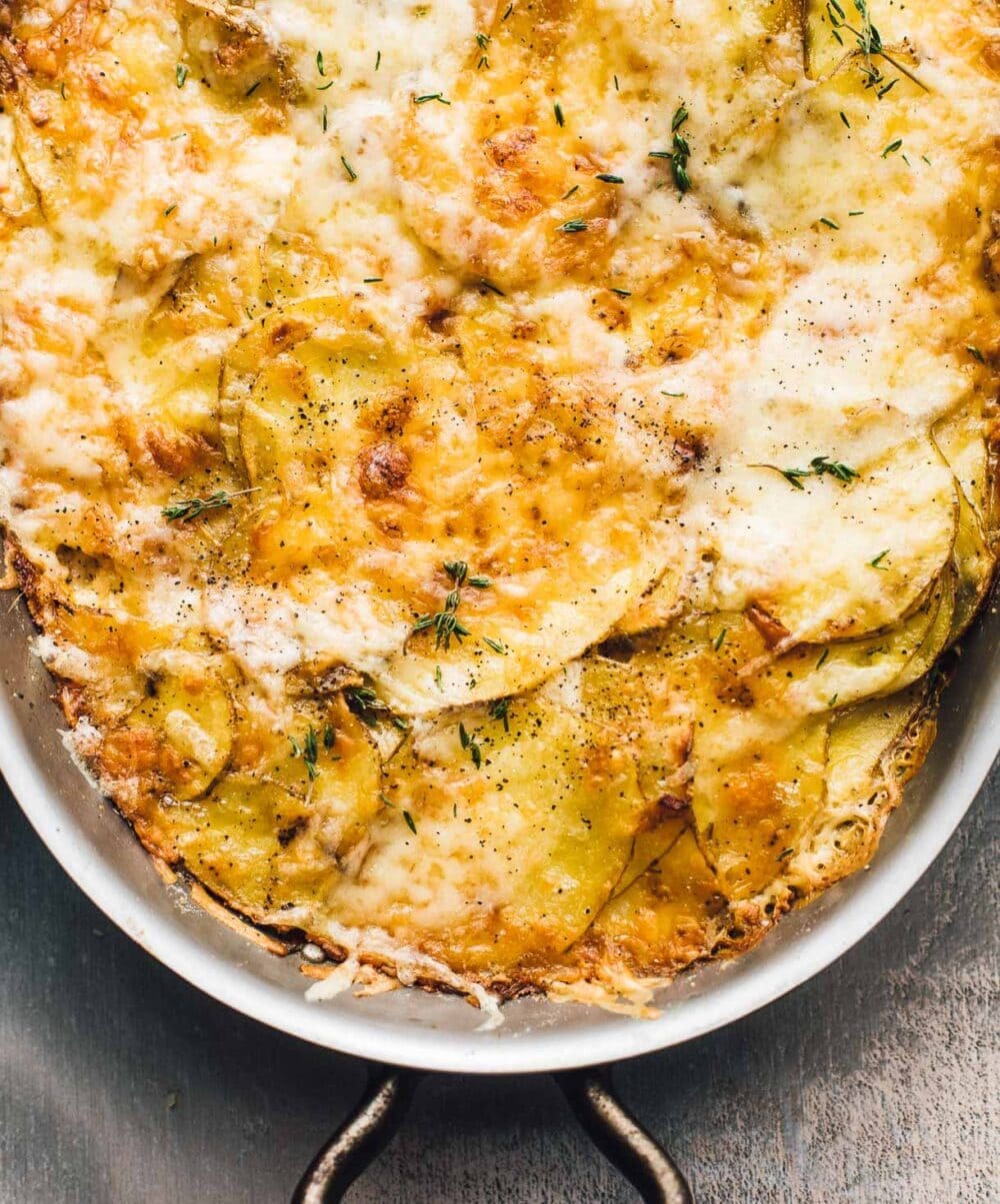 Easy Potatoes Au Gratin with Gruyere