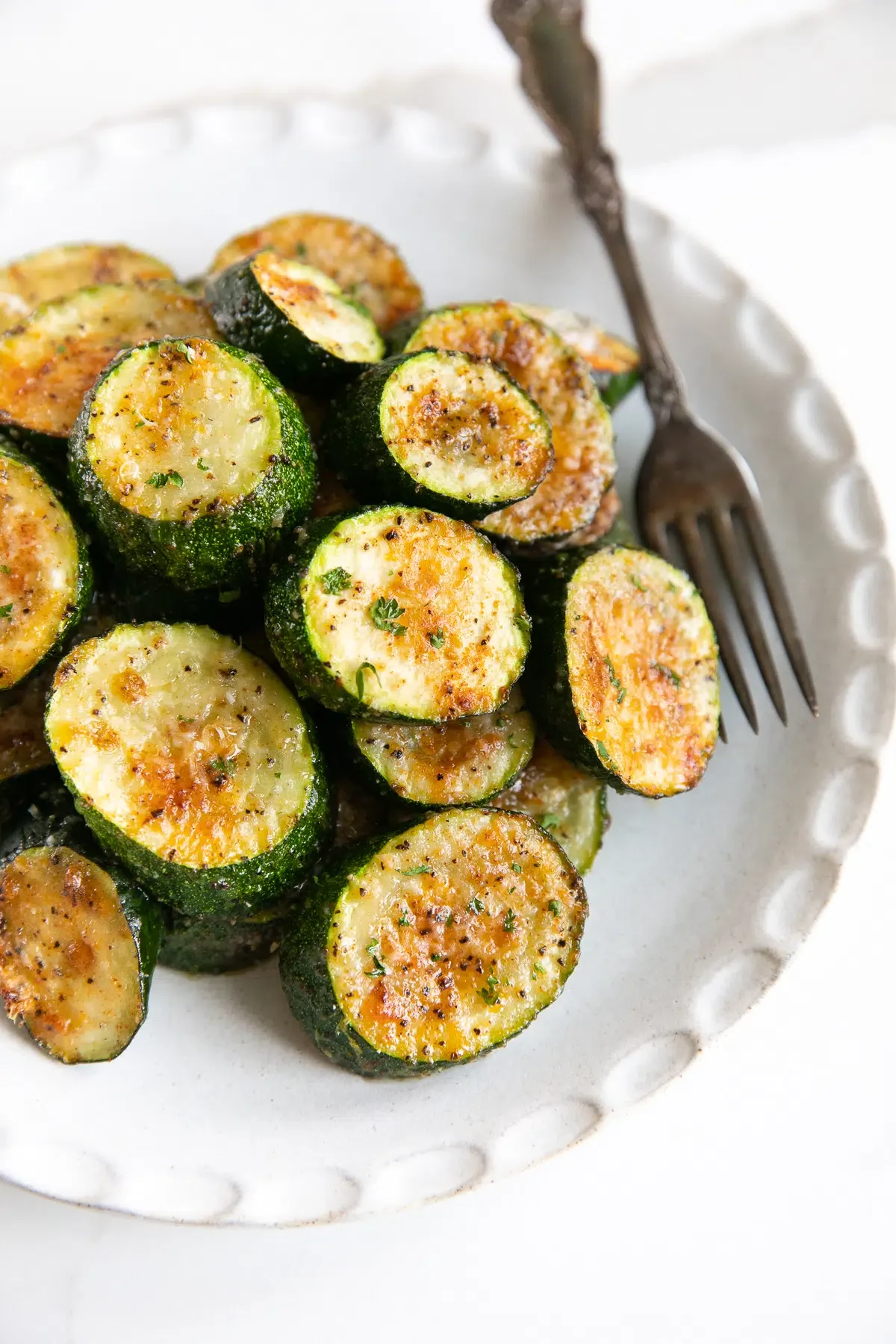 Roasted Zucchini with Parmesan