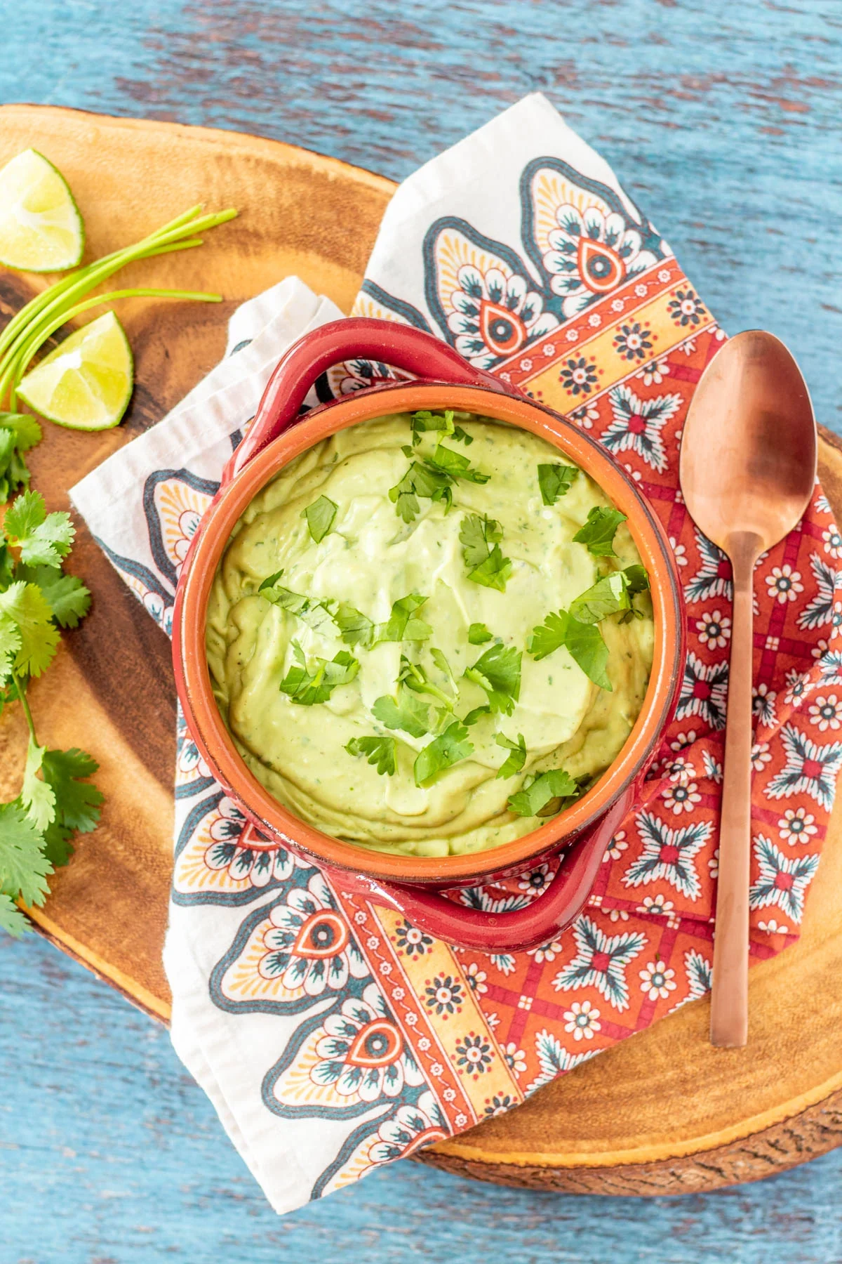 Avocado Lime Crema with Yogurt