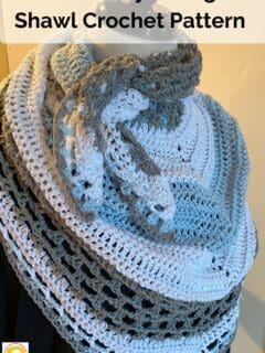 Beautiful Day Triangular Shawl Crochet Pattern