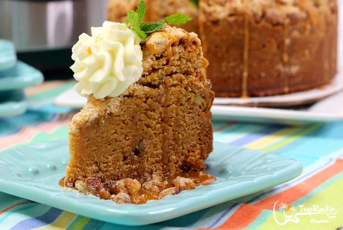 Instant-Pot-spanish-coffee-cake-recipe sliced