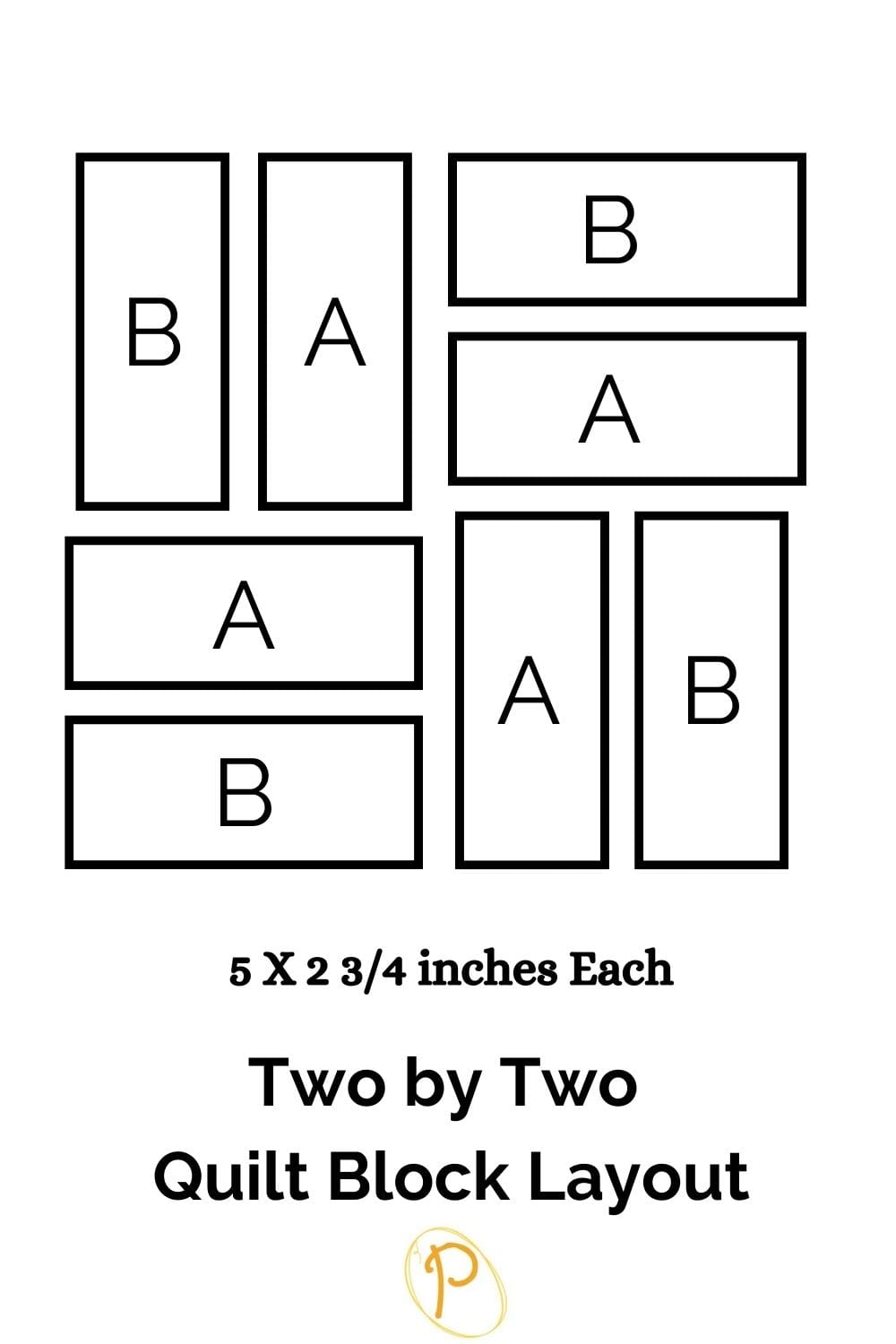 Two by Two Quilt Block Layout