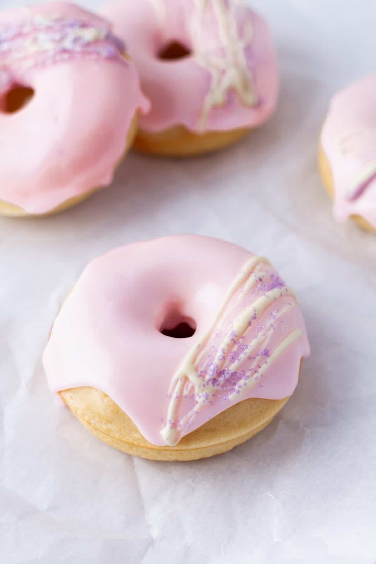 Vanilla Baked Buttermilk Donuts