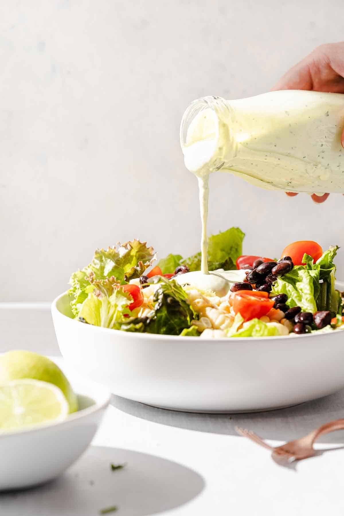 avocado-lime-ranch-on-salad