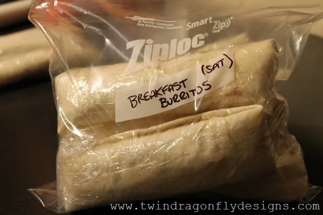 CAMPING BREAKFAST BURRITO RECIPE