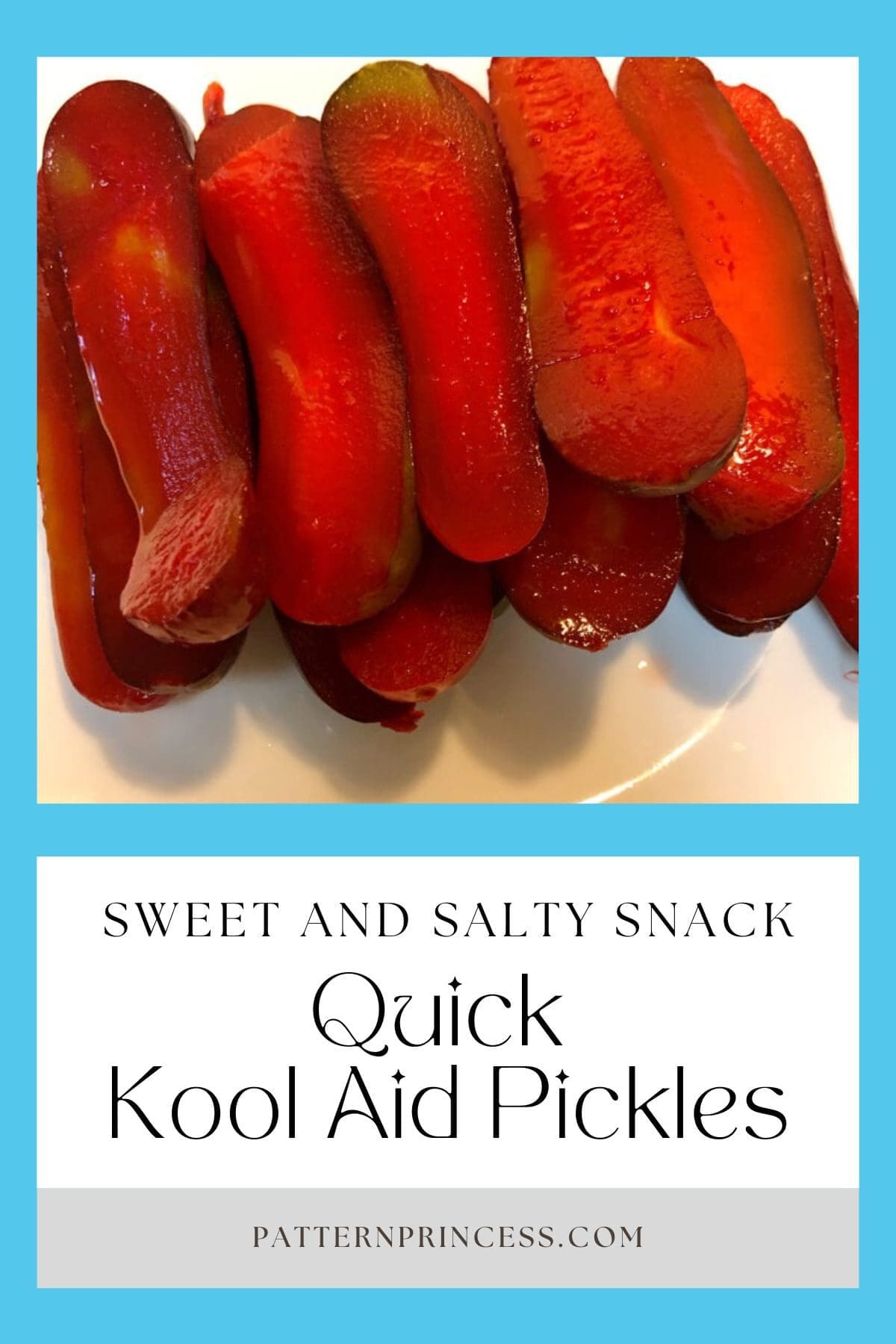 Easy and Quick Kool Aid Pickles