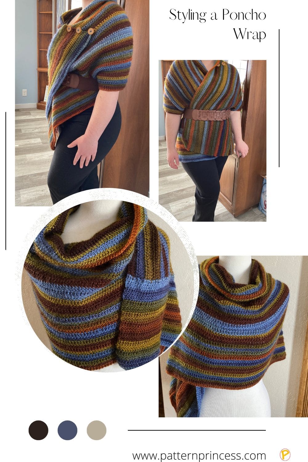 Styling a Poncho Wrap