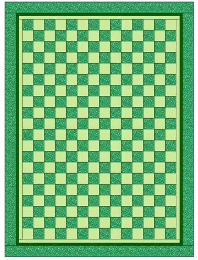 Elaine Lap Quilt Diagram