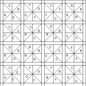Charleston Beginner Pinwheel Quilt Pattern - Pattern Princess