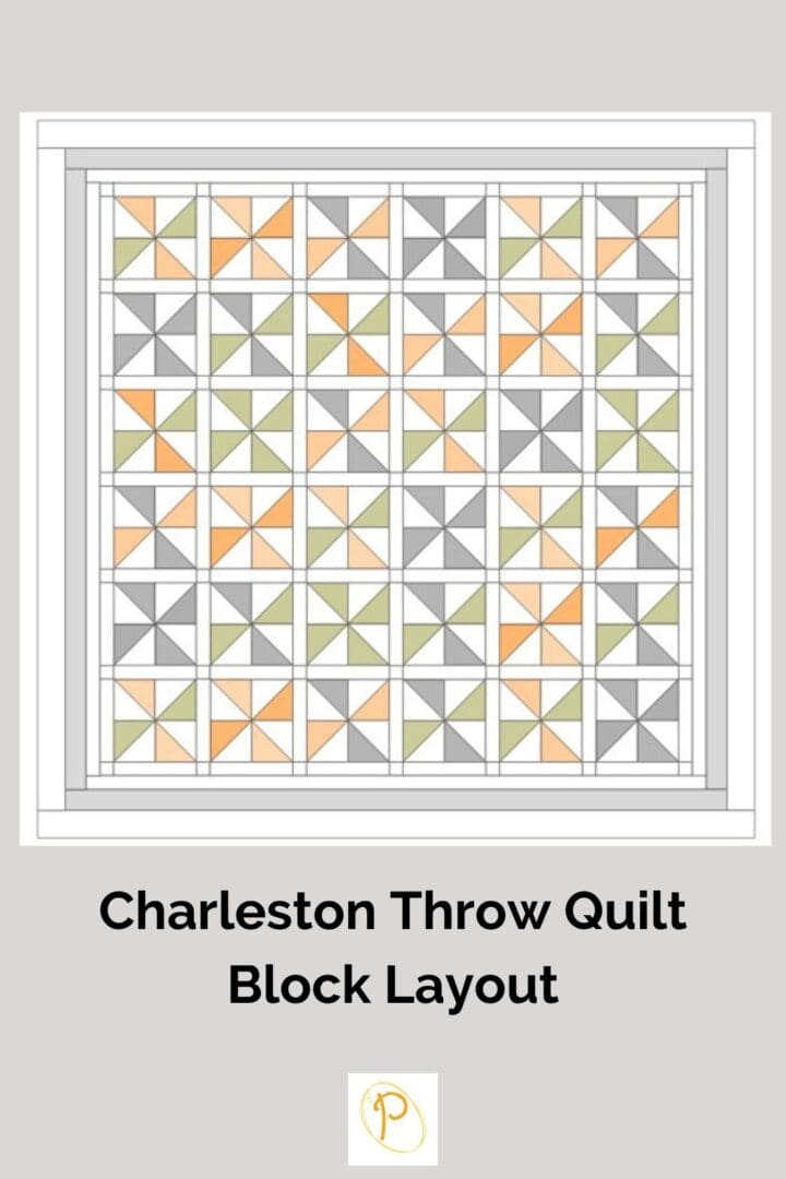 Charleston Beginner Pinwheel Quilt Pattern - Pattern Princess