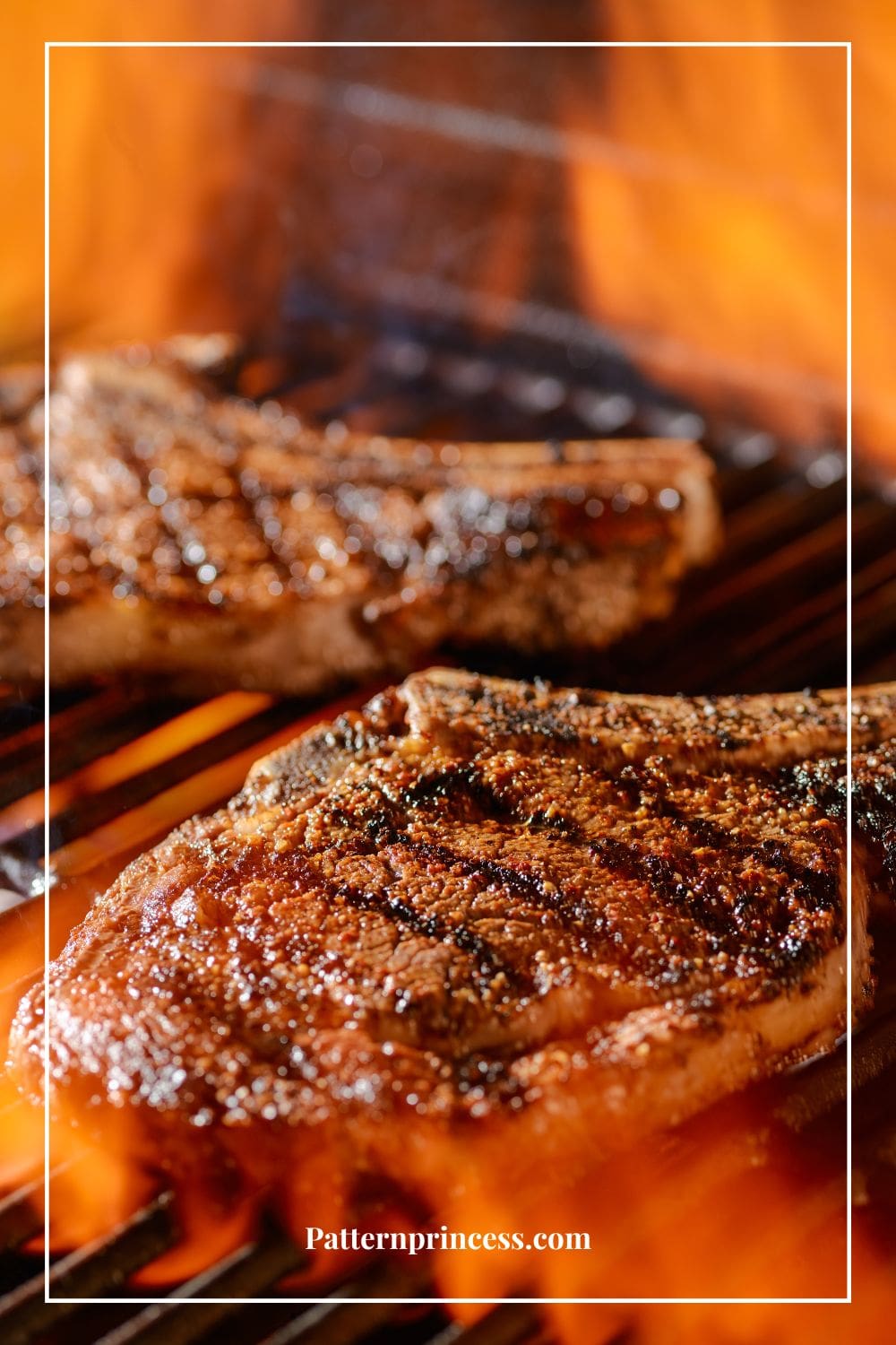 Grilling Seasoned Steak