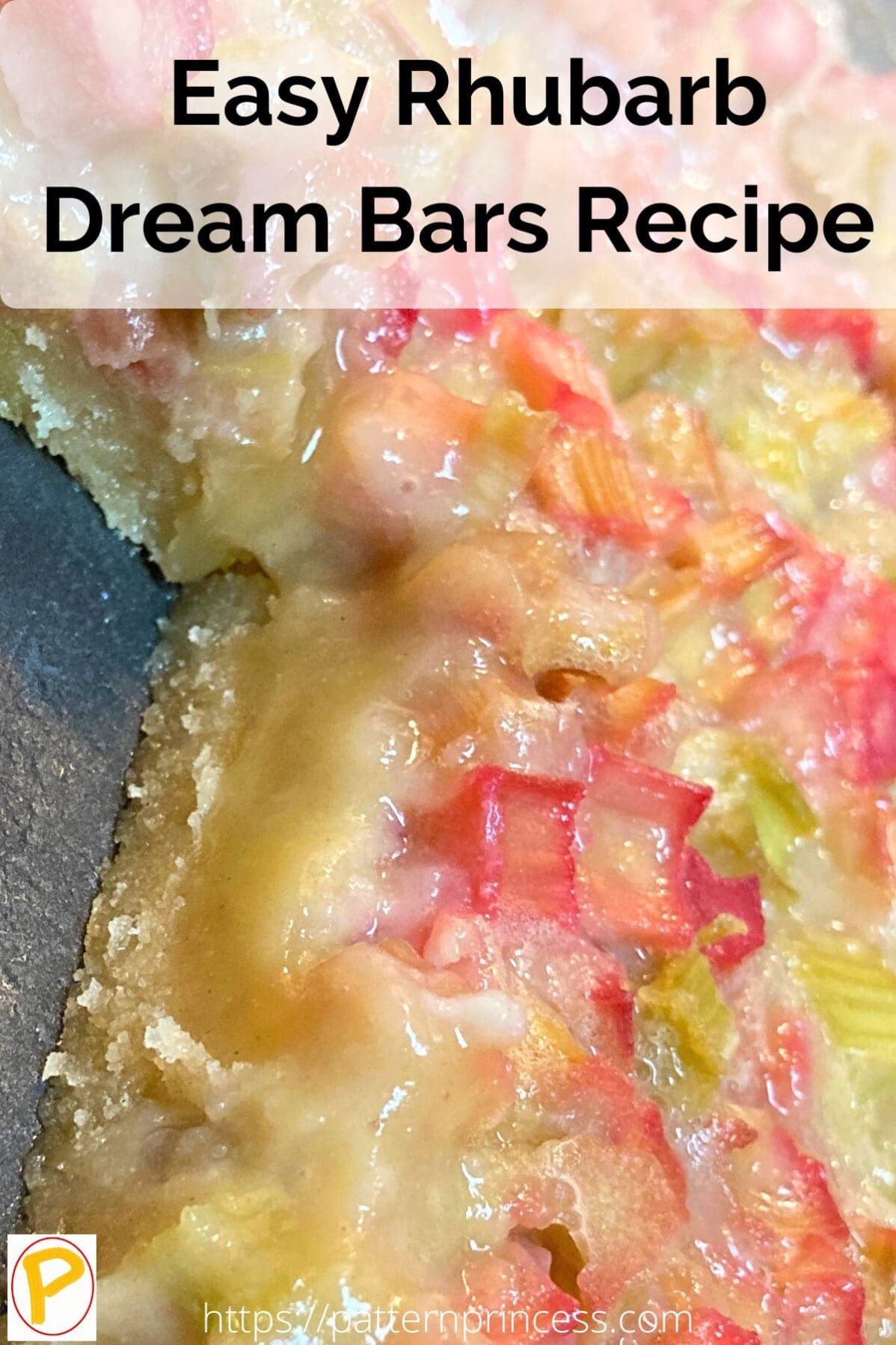 Easy Rhubarb Dream Bars Recipe