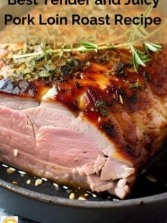 Best Tender and Juicy Pork Loin Roast Recipe