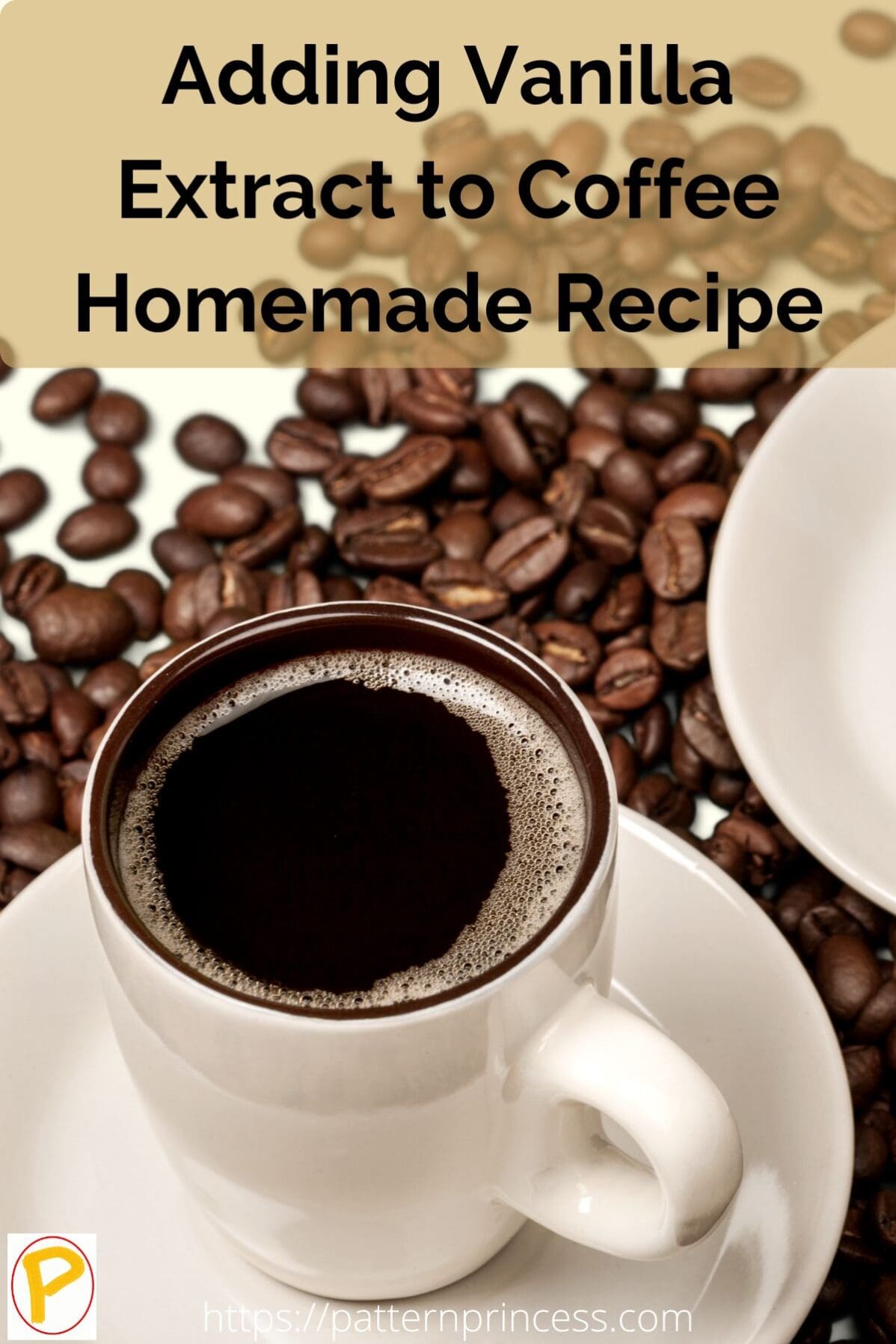 Adding Vanilla Extract to Coffee Homemade Recipe