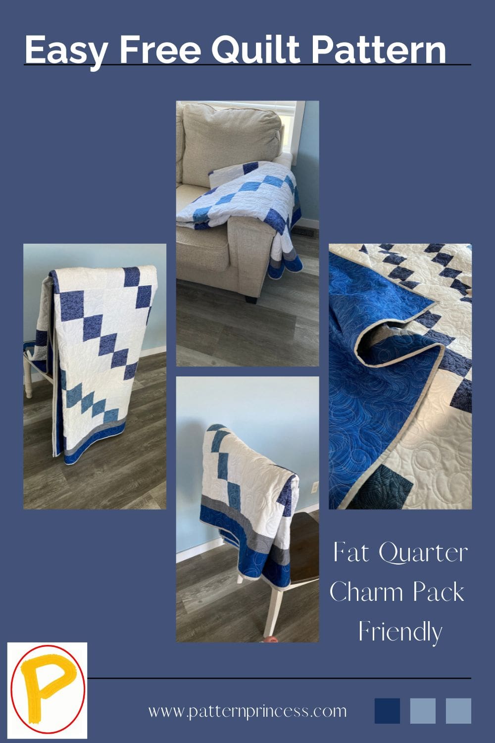 Fat Quarter and Charm Pack Quilt Pattern