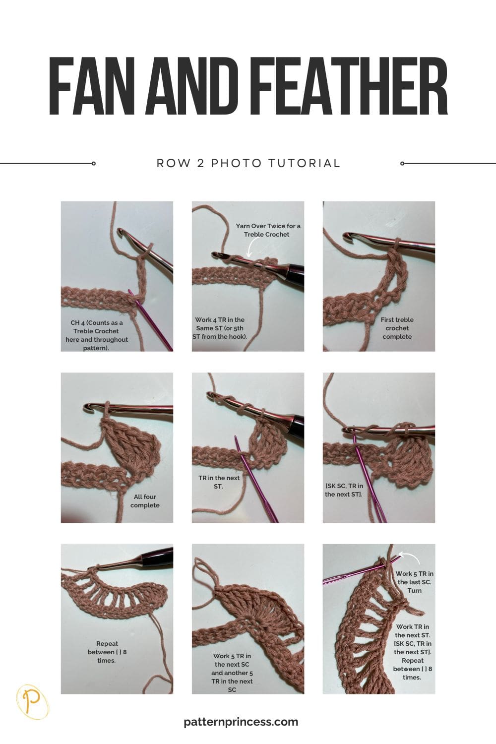 Fan and Feather Row 2 Photo Tutorial