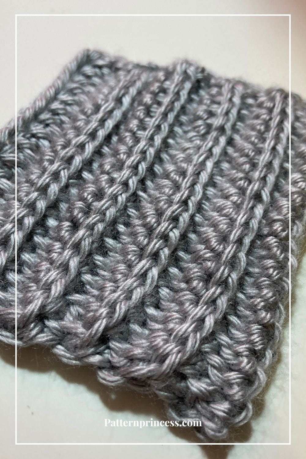 Half Double Crochet Ribbing Stitch