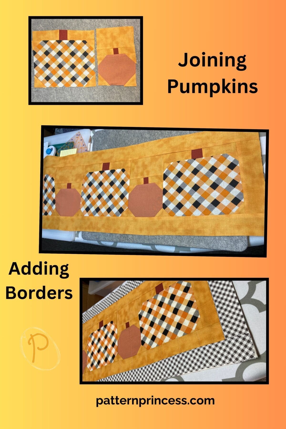 Joining Pumpkins and Adding Borders