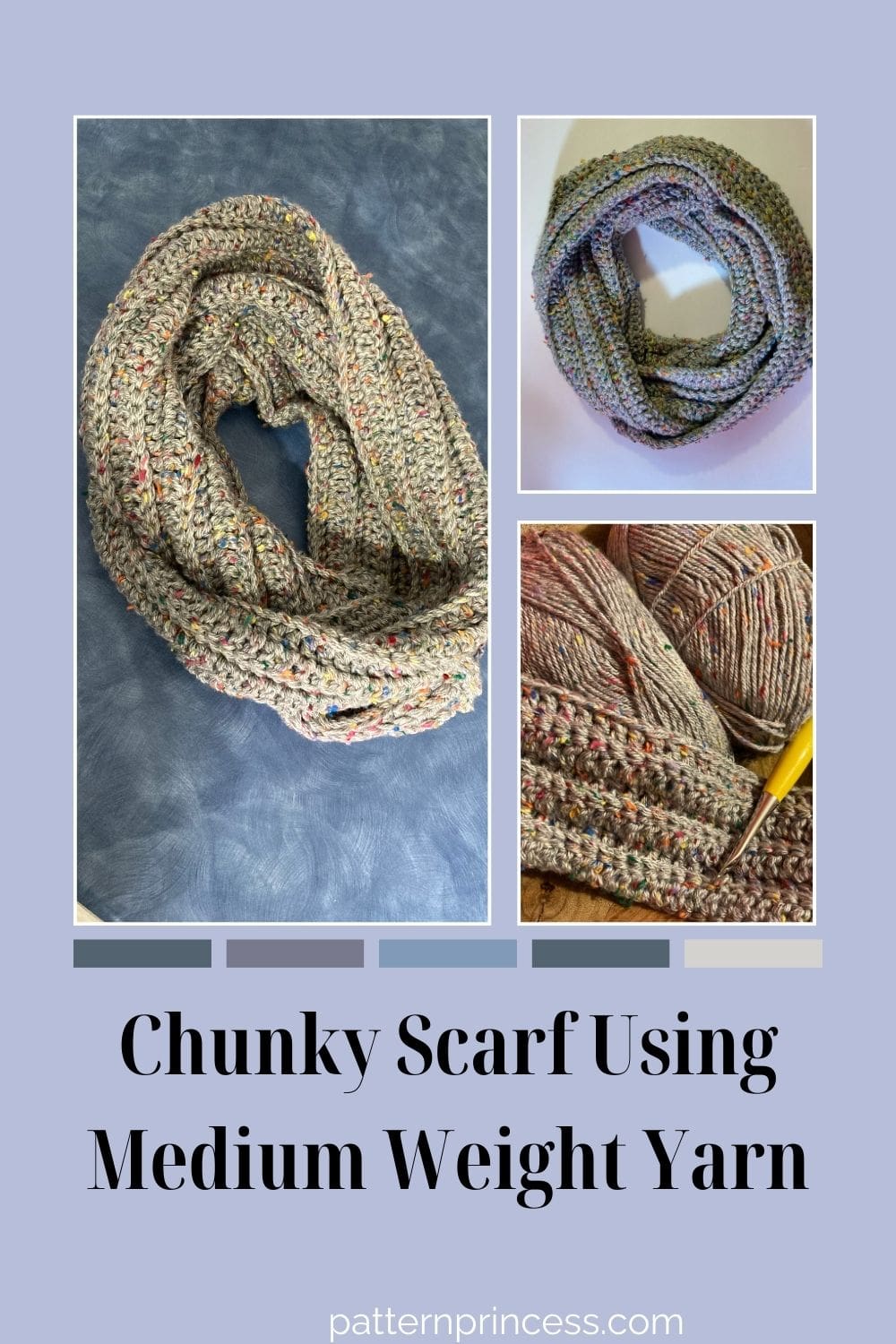 Chunky Scarf Using Medium Weight Yarn