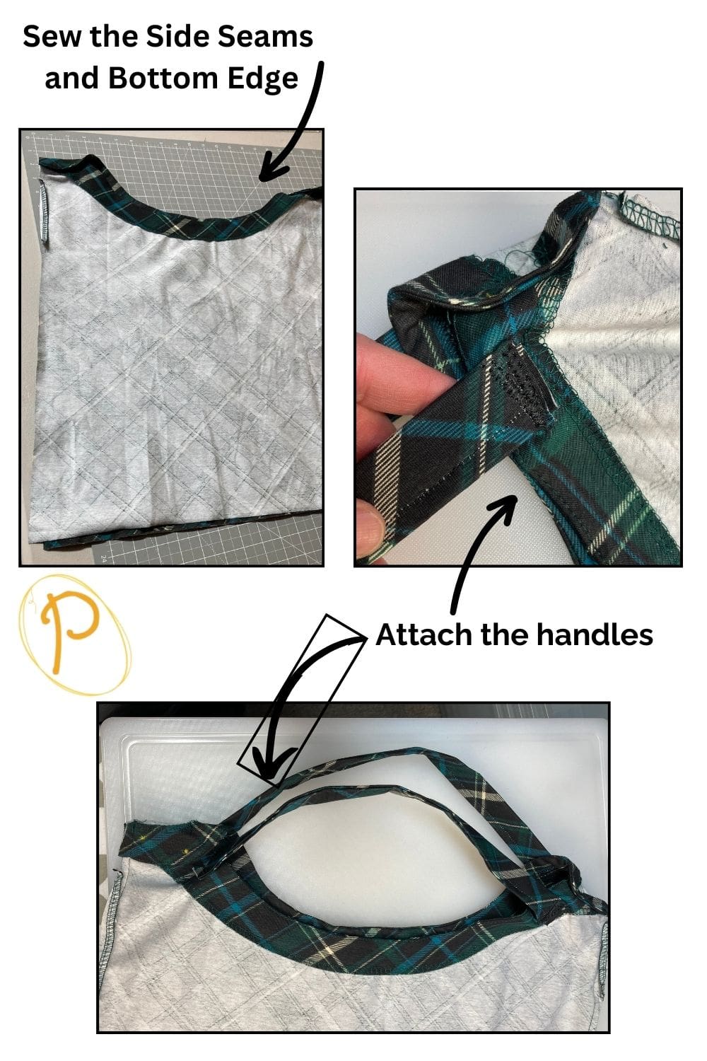 Sew the Side Seams and Bottom Together