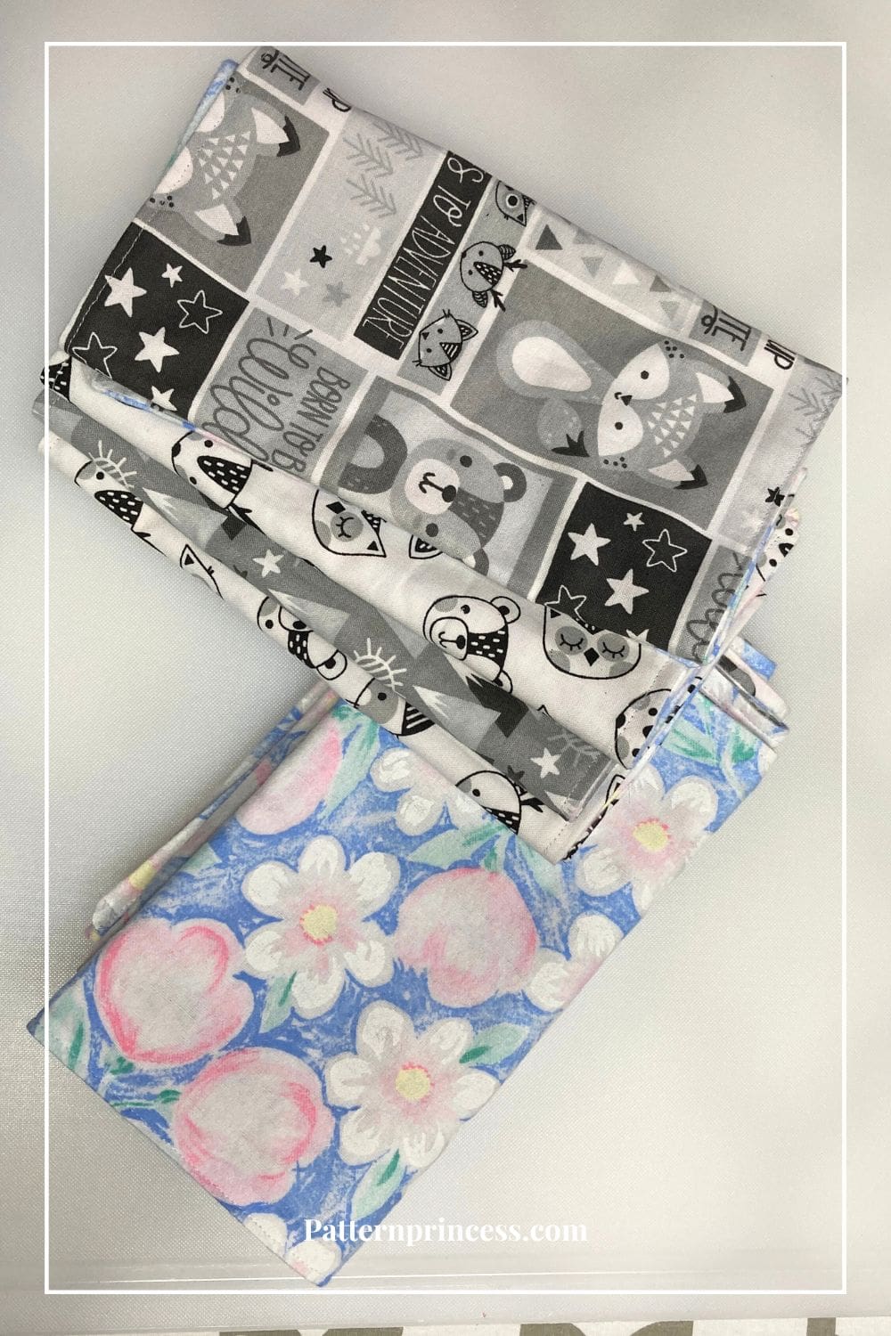 Cute Rectangle Burp Cloths