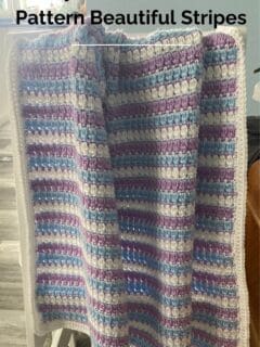 Easy Crochet Blanket Pattern Beautiful Stripes