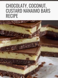 Chocolaty, Coconut, Custard Nanaimo Bars Recipe