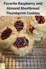 Favorite Raspberry and Almond Shortbread Thumbprint Cookies - Pattern ...