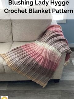 Blushing Lady Hygge Crochet Blanket Pattern