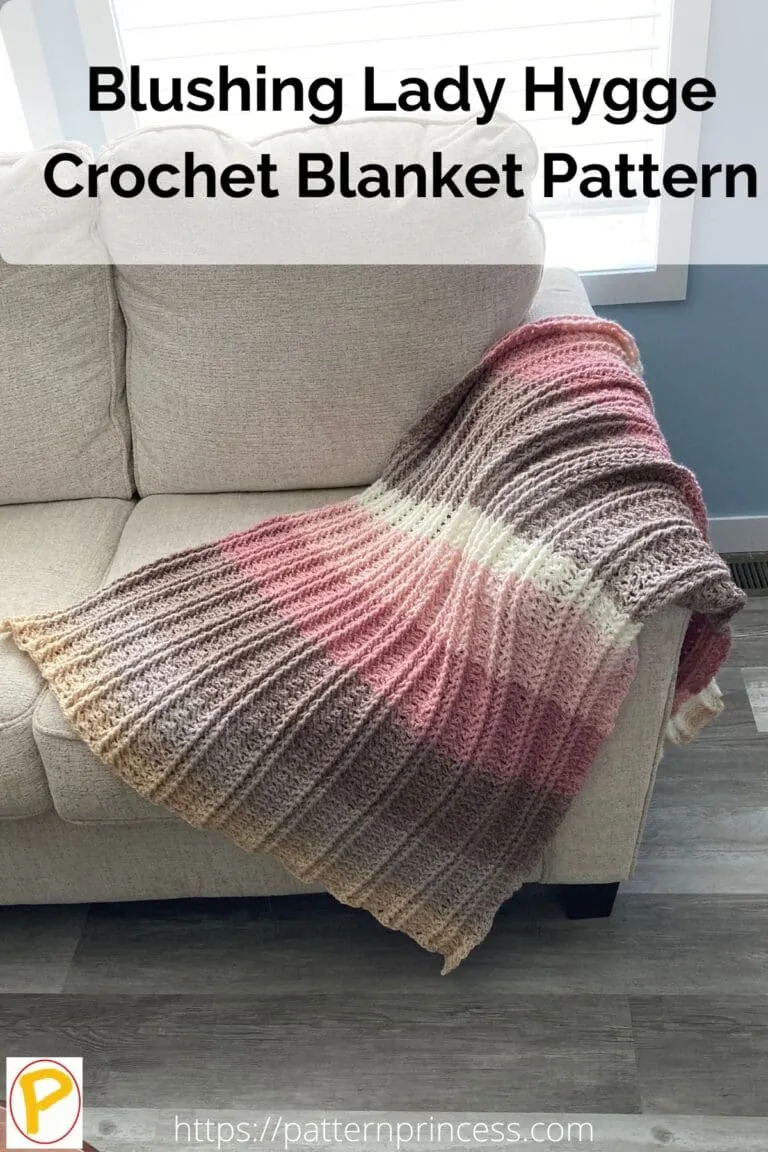 Blushing Lady Hygge Crochet Blanket Pattern