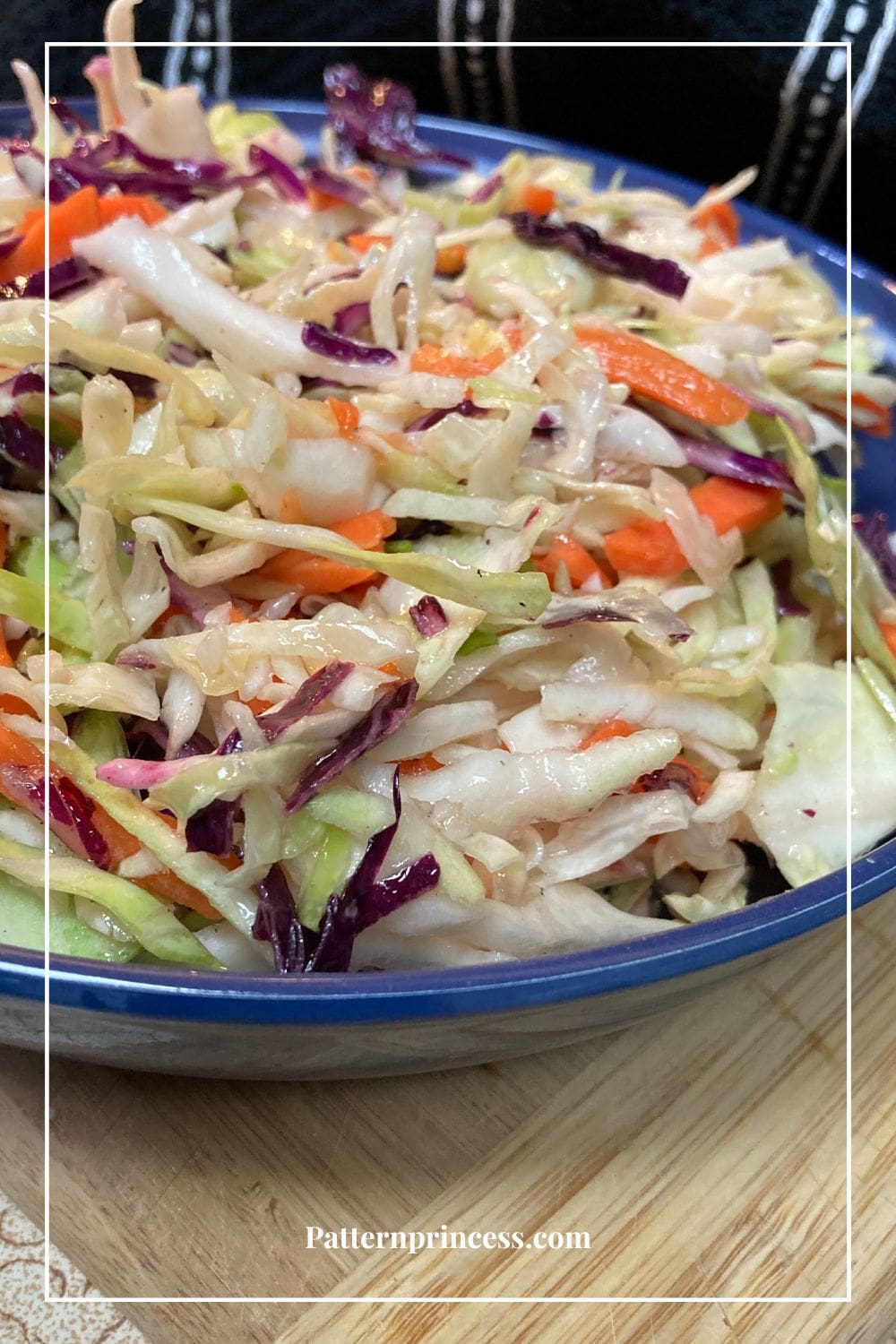 Bowl of Homemade Coleslaw