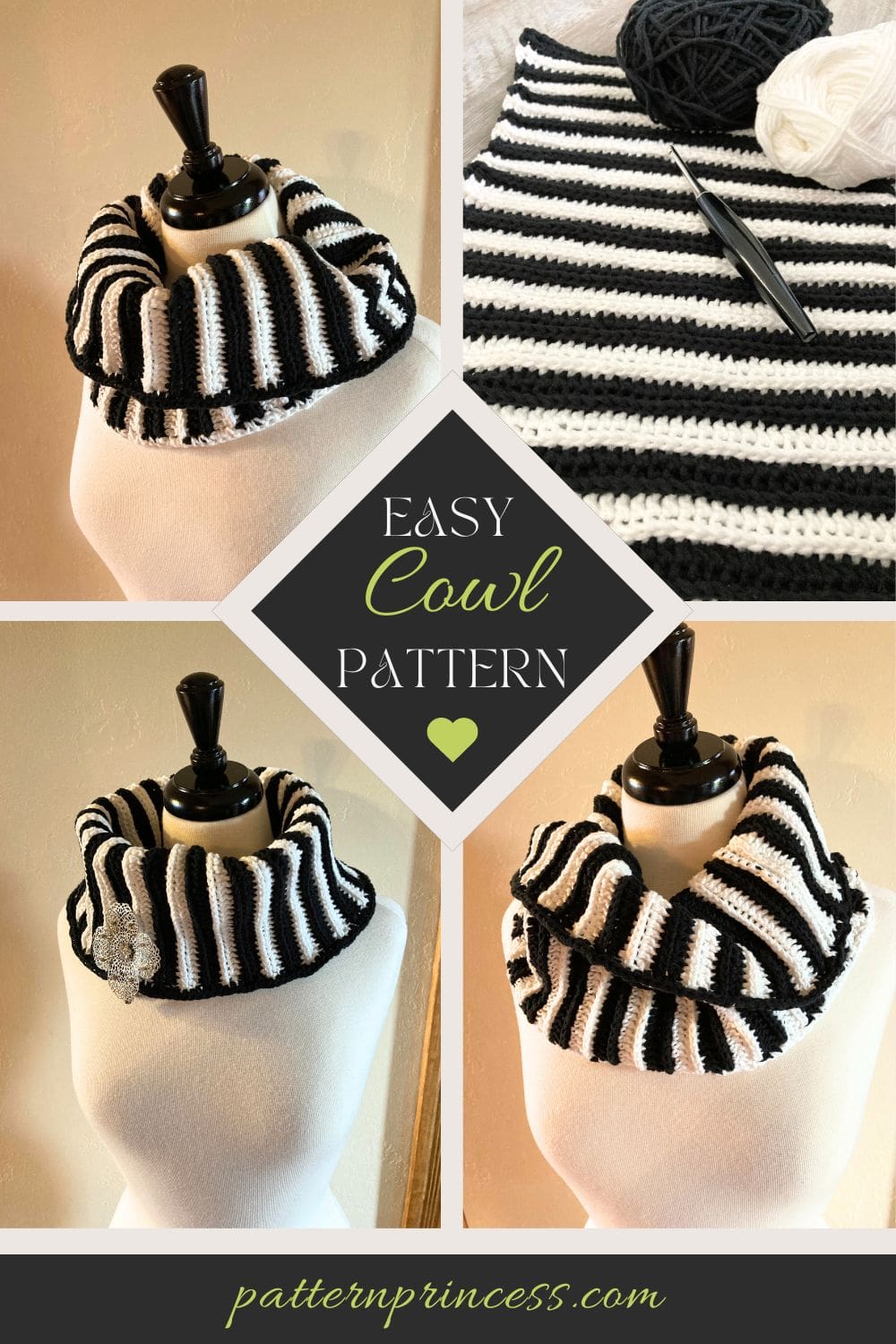 Easy Cowl Pattern for Halloween