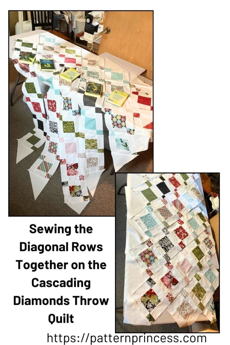 Christmas Colors Chandelier Quilt Easy Pattern - Pattern Princess