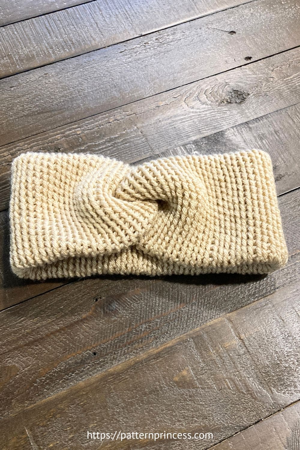 Beginner Knit Look Headband