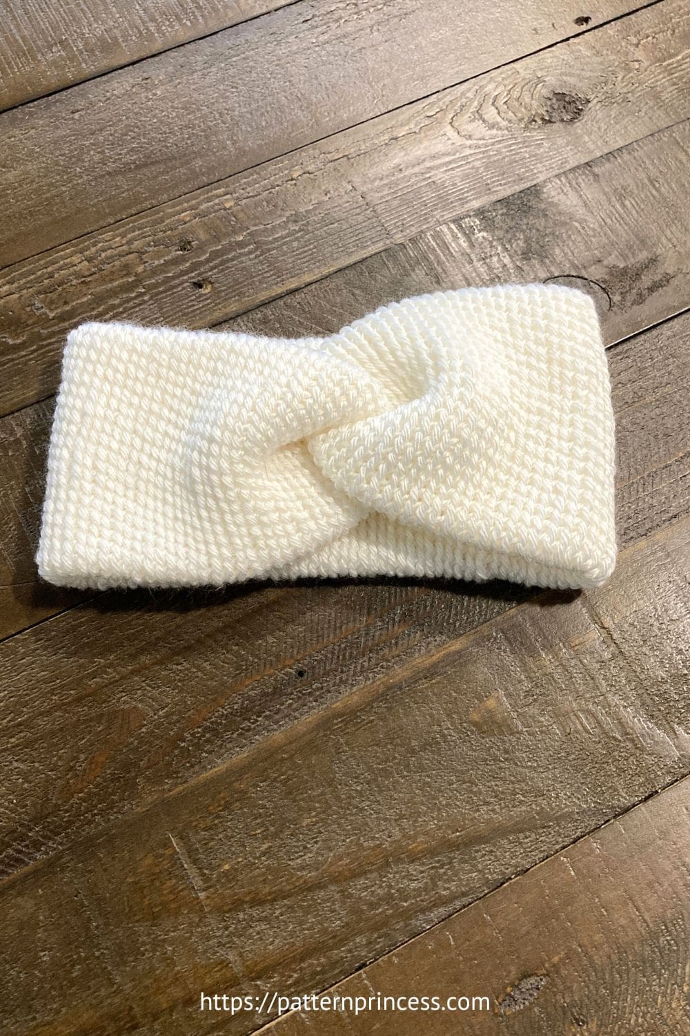 Slip Stitch Twist Headband