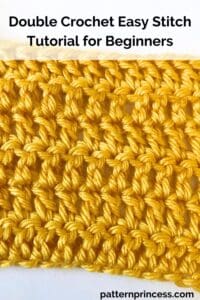 Double Crochet Easy Stitch Tutorial for Beginners