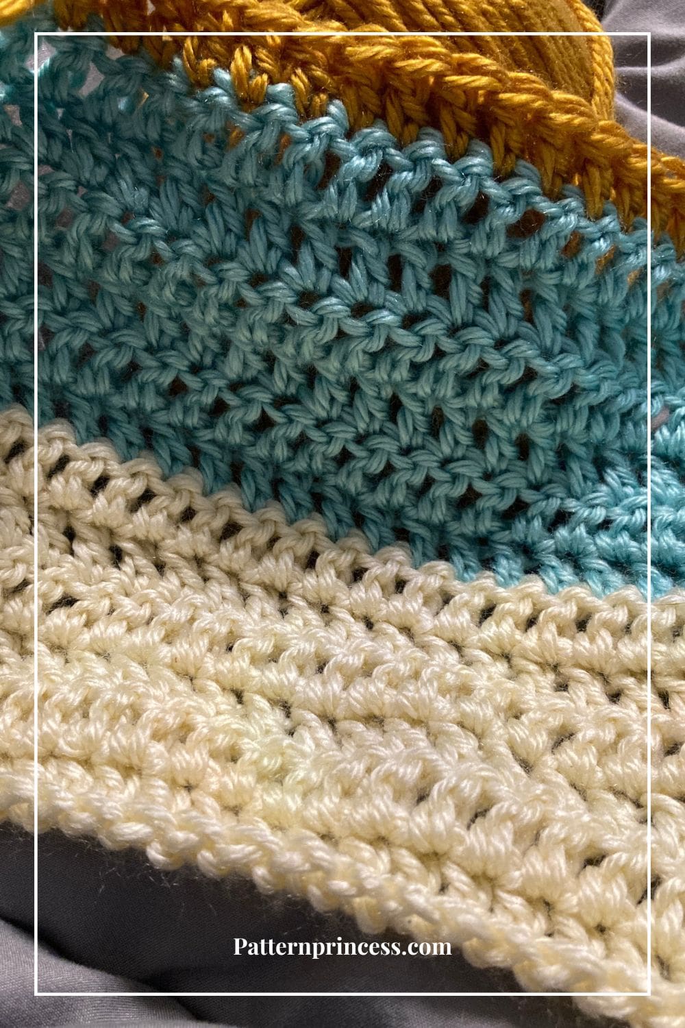Double Crochet in the Back Loop