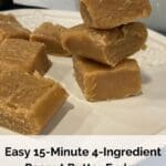 Easy 15-Minute 4-Ingredient Peanut Butter Fudge