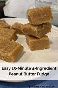 Easy 15-Minute 4-Ingredient Peanut Butter Fudge