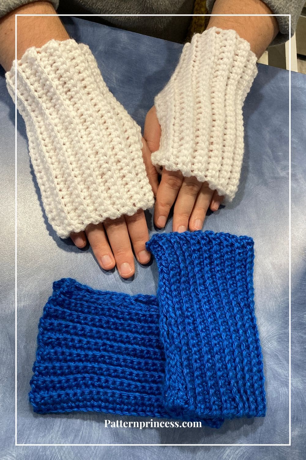 Easy Crochet Gloves in Different Sizes