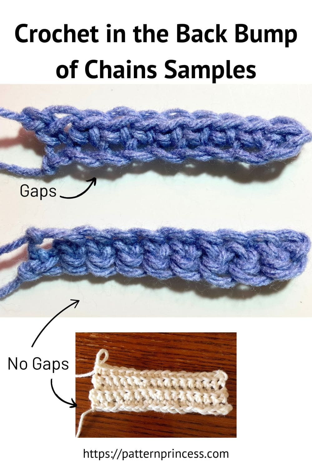 Crocheting In The Back Bump Changes Everything - Pattern Princess