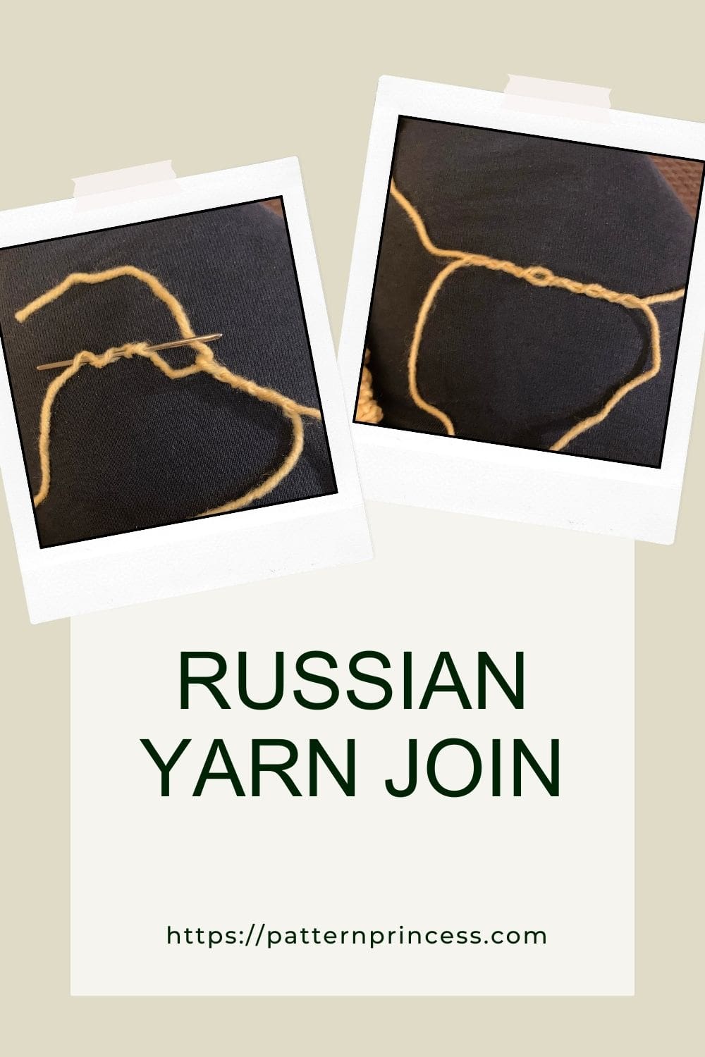 Russian Yarn Join Method
