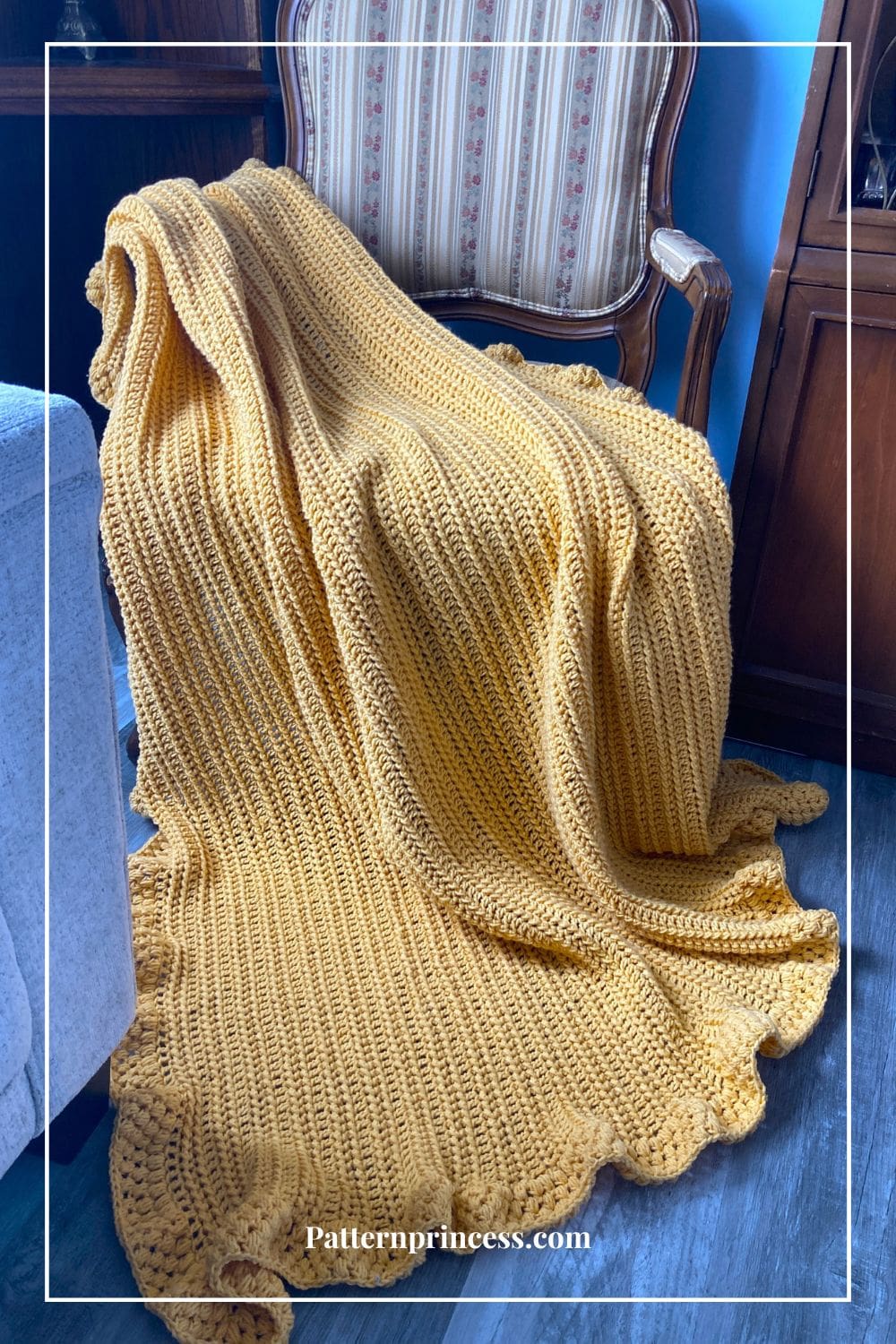 Blanket on Vintage Chair