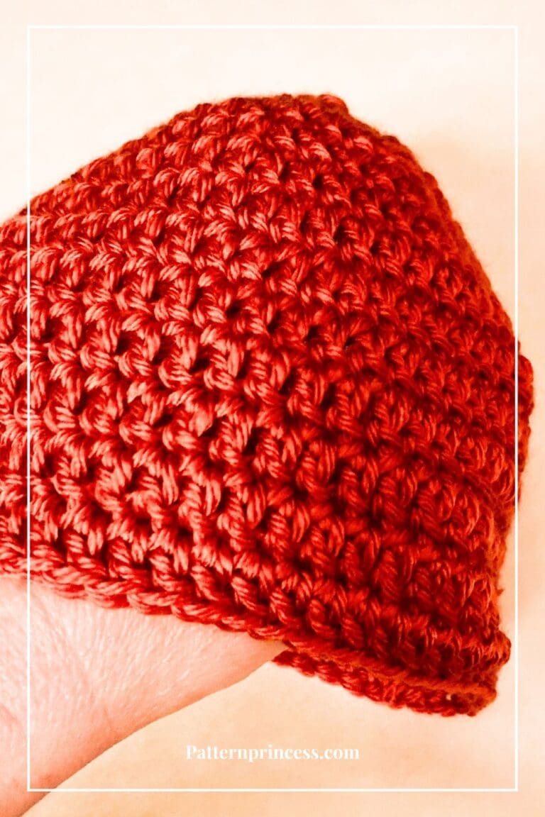 Simple Double Crochet Beanie Pattern for Beginners - Pattern Princess