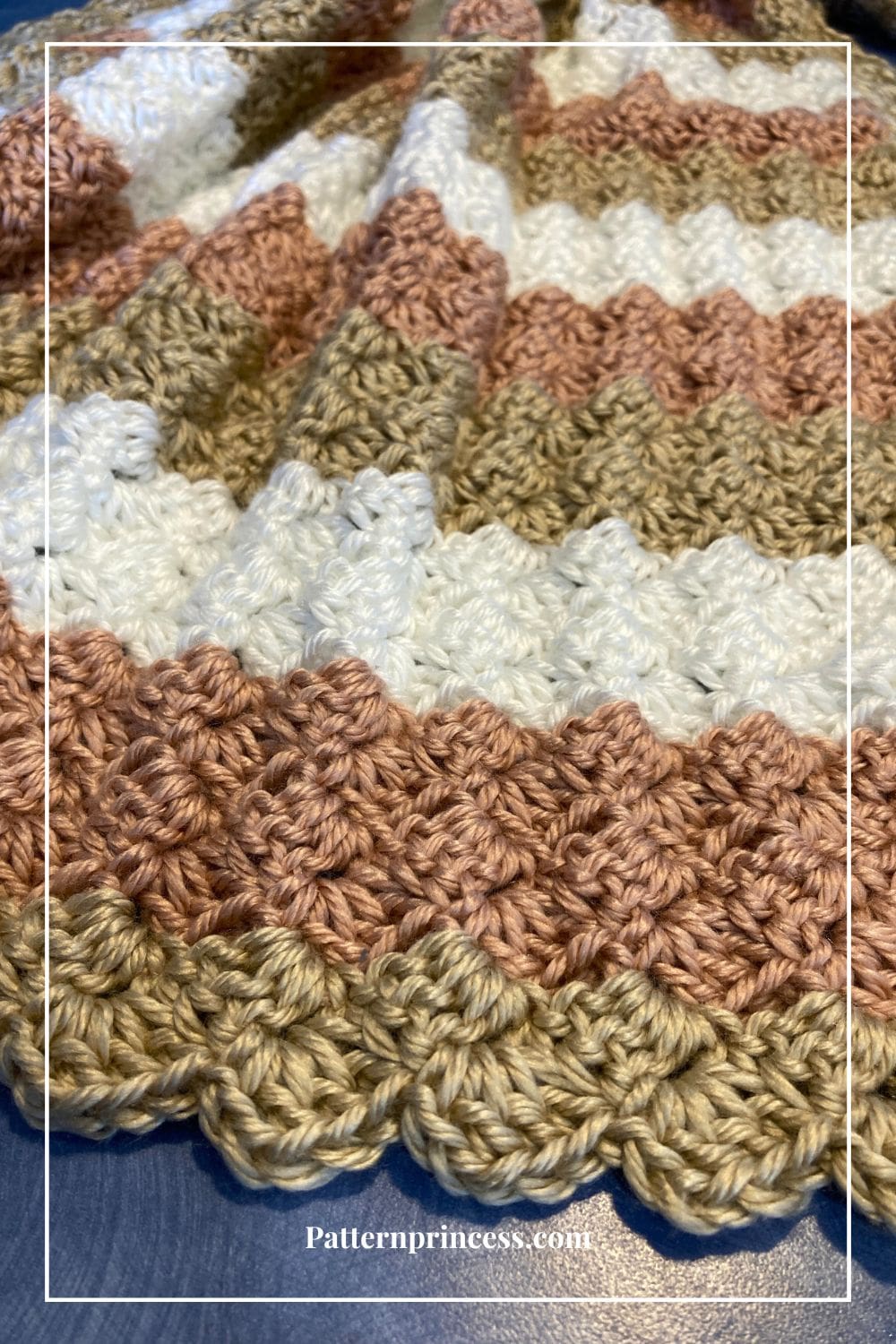 Close up of Striped Blanket