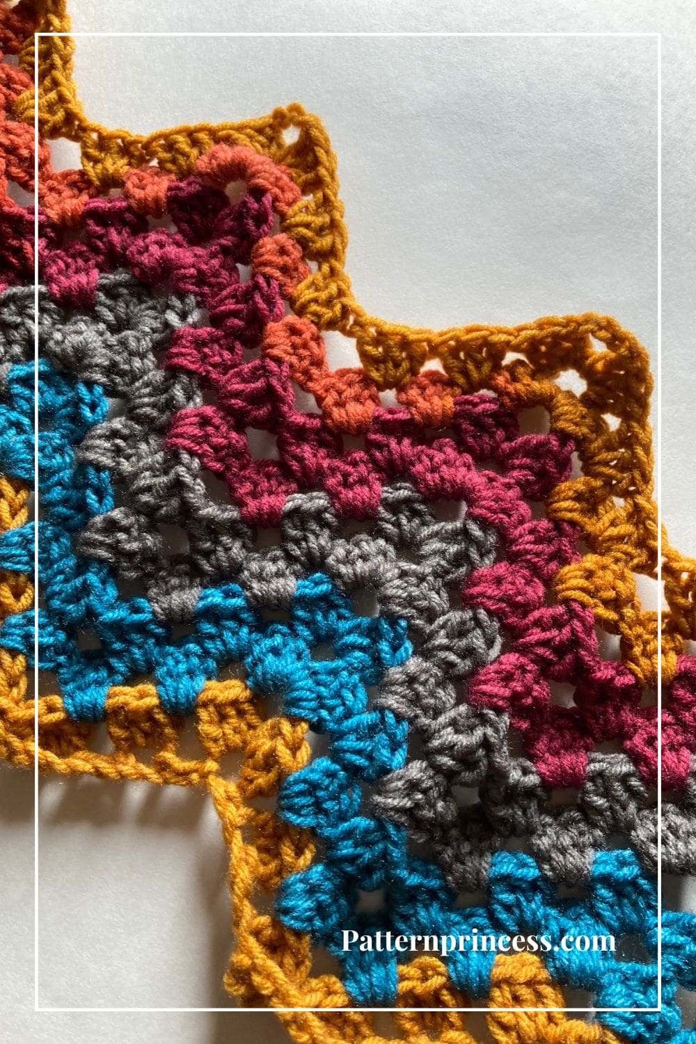 Beginner Friendly Ripple Pattern in Variegated Yarn