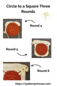 Circle to a Square Three Rounds