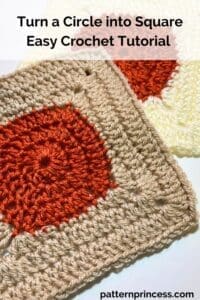 Turn a Circle into Square Easy Crochet Tutorial